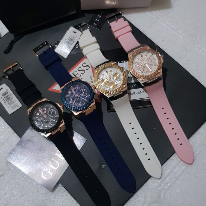 JAM TANGAN GUESS RUBBER WANITA ORIGINAL W1094L6 | W1094L2 | W1094L1 | W1094L4