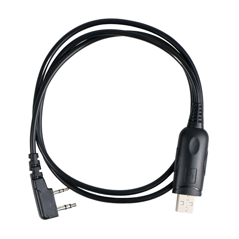 USB Programming BFTH0MBK Cable + CD Driver for Baofeng Walkie Talkie - Black