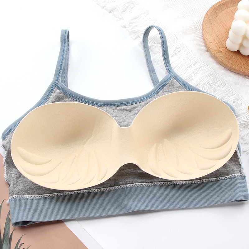 MOGYMOGY BRA531 Bra Tanpa Kawat Pakaian Dalam Wanita Polos Charming Bra Olahraga Sportbra Gym