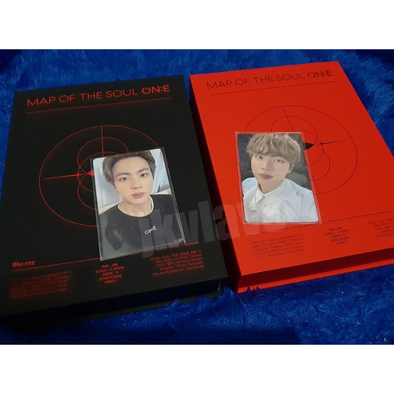 [READY] MAP OF SOUL ON:E DVD BLURAY FULLSET PC SEOKJIN JIN MOTS PHOTOCARD BR BLU-RAY KIM UNSEALED UN