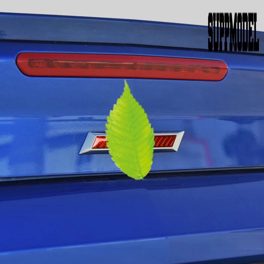 Stiker Logo Chevrolet Camaro 2017-2019 Bahan Serat Karbon Anti Gores