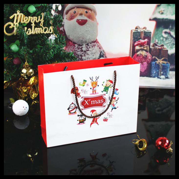 

Kantong Pm Tema Natal, Kantong Tema Christmas Kantong Kado Kertas