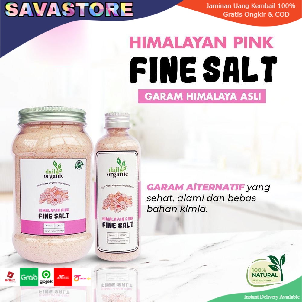 Himalayan Pink Salt Fine Garam Himalaya 110 gram