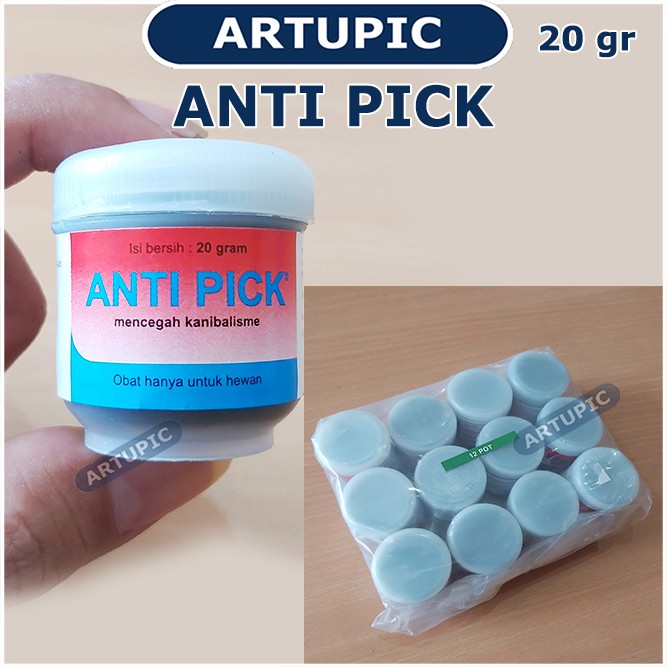 Anti Pick 20 gram Obat Luka Dipatok Salep Anti Kanibal Ayam Medion