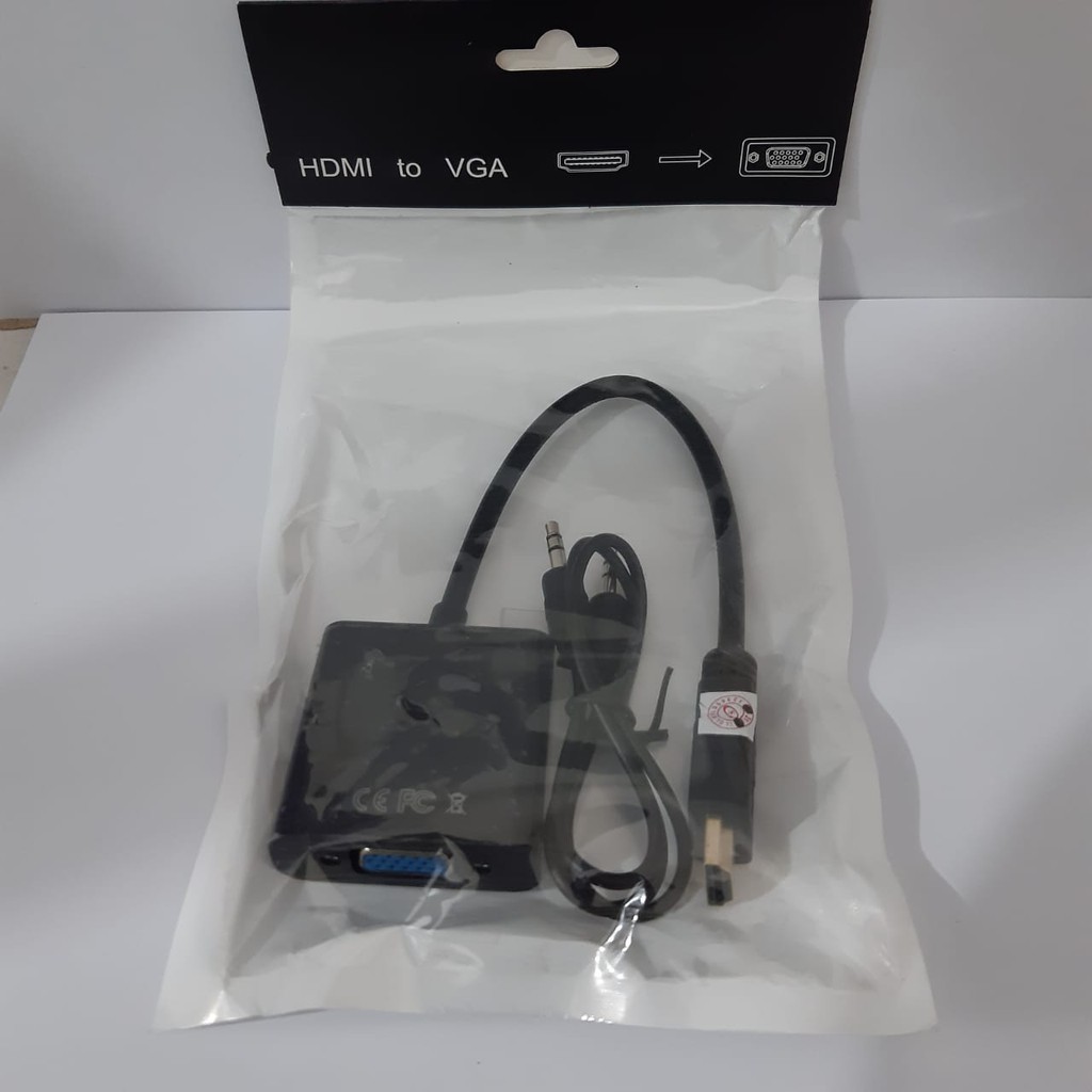 Konverter Kabel HDMI to VGA with Audio