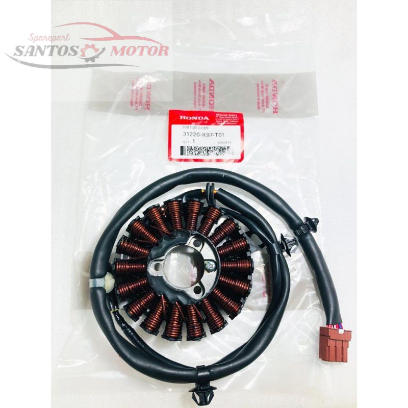 SPUL STATER ASSY PCX VARIO 110 FI ESP SCOOPY DONAT R12 + SENSOR ACG CKP