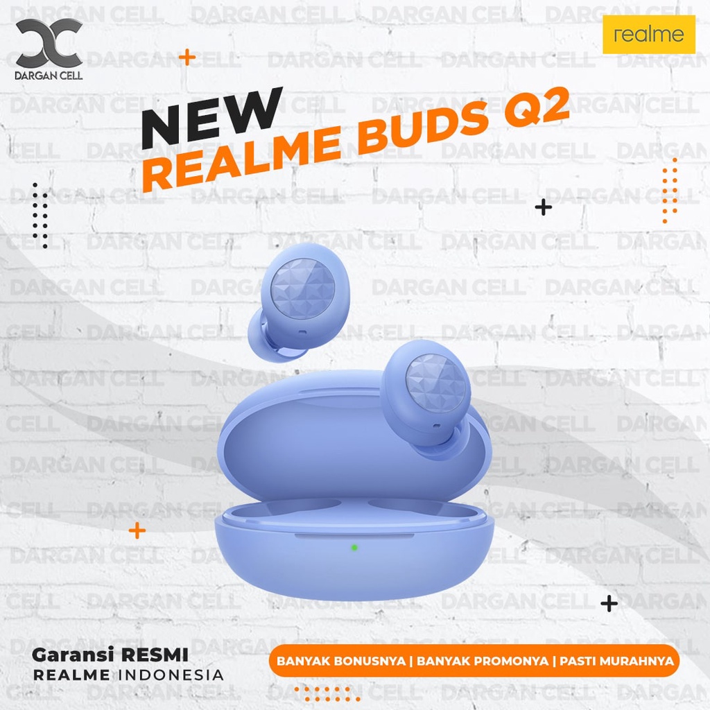 REALME BUDS Q2 GARANSI RESMI REALME 1 TAHUN