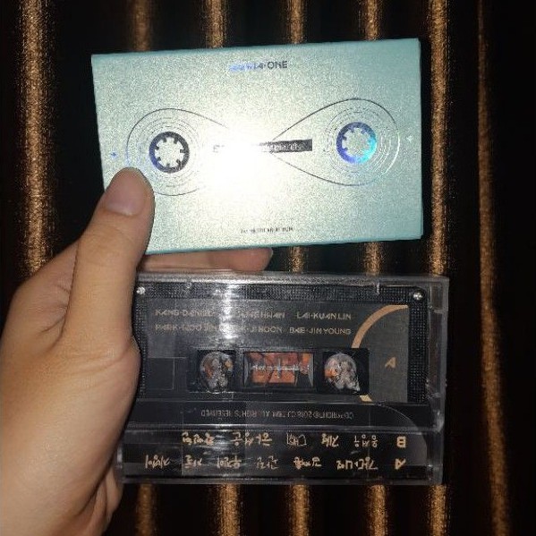 Wanna One Power Of Destiny Jihoon Ver. Kihno + I Promise You MD Cassette Tape Album