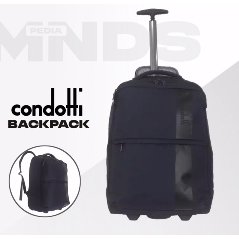 Tas Backpack Trolley Condotti 19 Inch Travel Bag