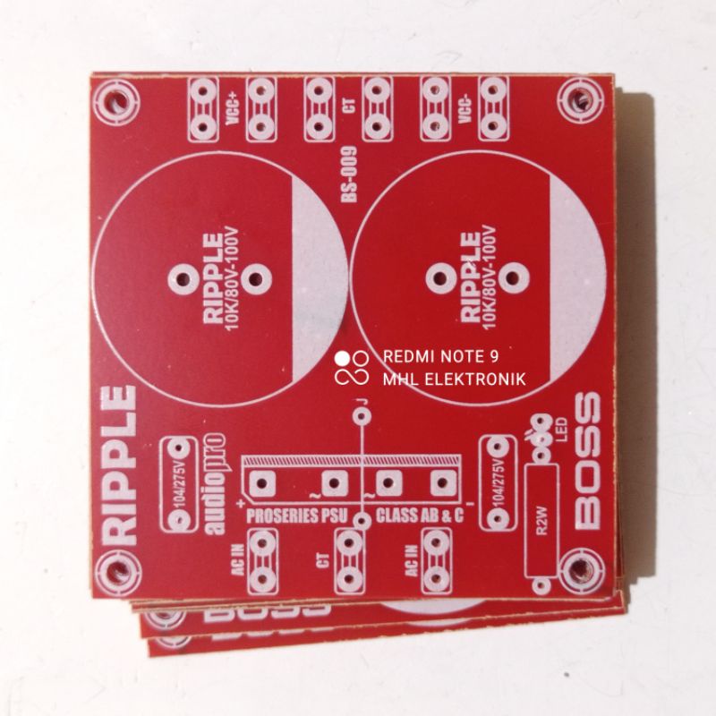 PCB PSU Untuk 2 Elco Produk Elite EL 103