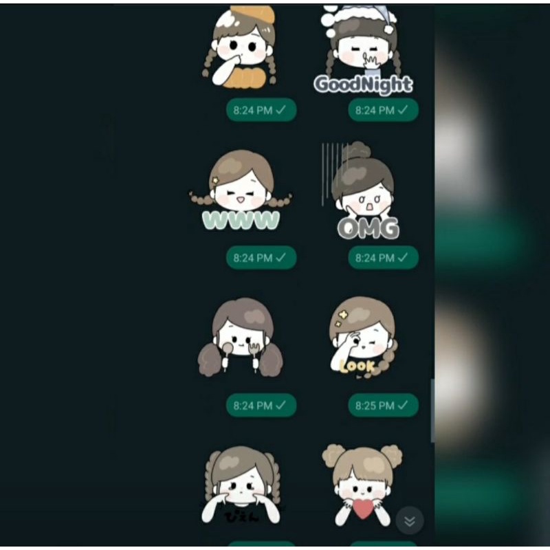 

CUSTOM STIKER BERGERAK- 30PCS (BEBAS CUSTOM)