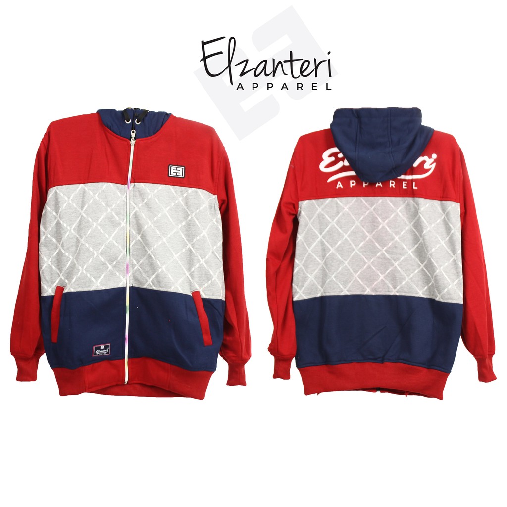 sweater pria kombinasi warna elzanteri