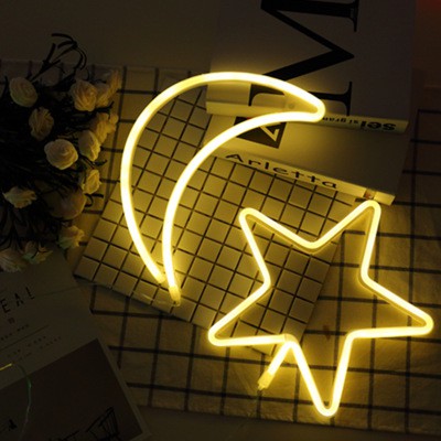 LAMPU HIAS NEON LED dekorasi tumblr light - flamingo unicorn cactus - neon flex HANGING/GANTUNG