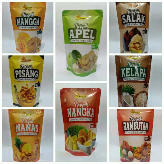 

Keripik aneka rasa buah