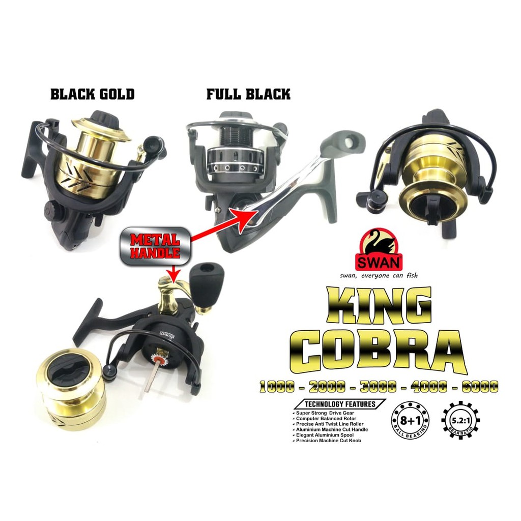 reel swan king cobra 6000