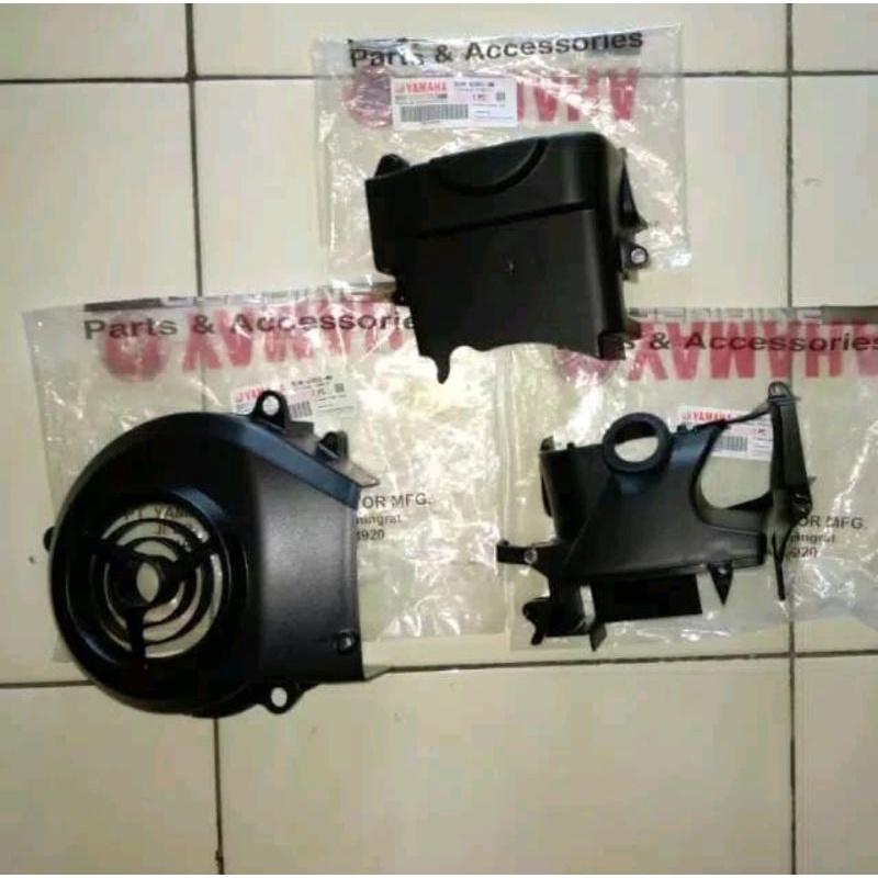 COVER BLOK HEAD DAN TUTUP MESIN MIO SPORTY SMILE NOUVO LELE Z ORI YGP