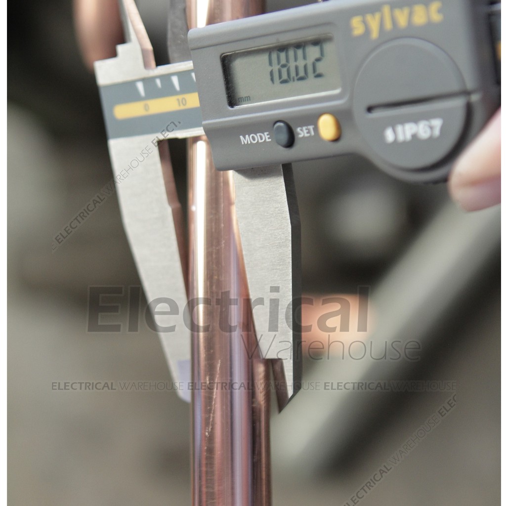 COPPER ROD TEMBAGA MURNI 3/4 inch 2 meter ( ANTI PETIR GROUND GROUNDING 3/4&quot; 2m )