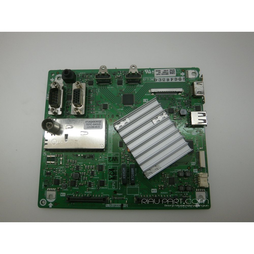 MB TV SHARP 22LE520M - MAINBORD TV SHARP 22LE520 M - MESIN TV SHARP 22LE520