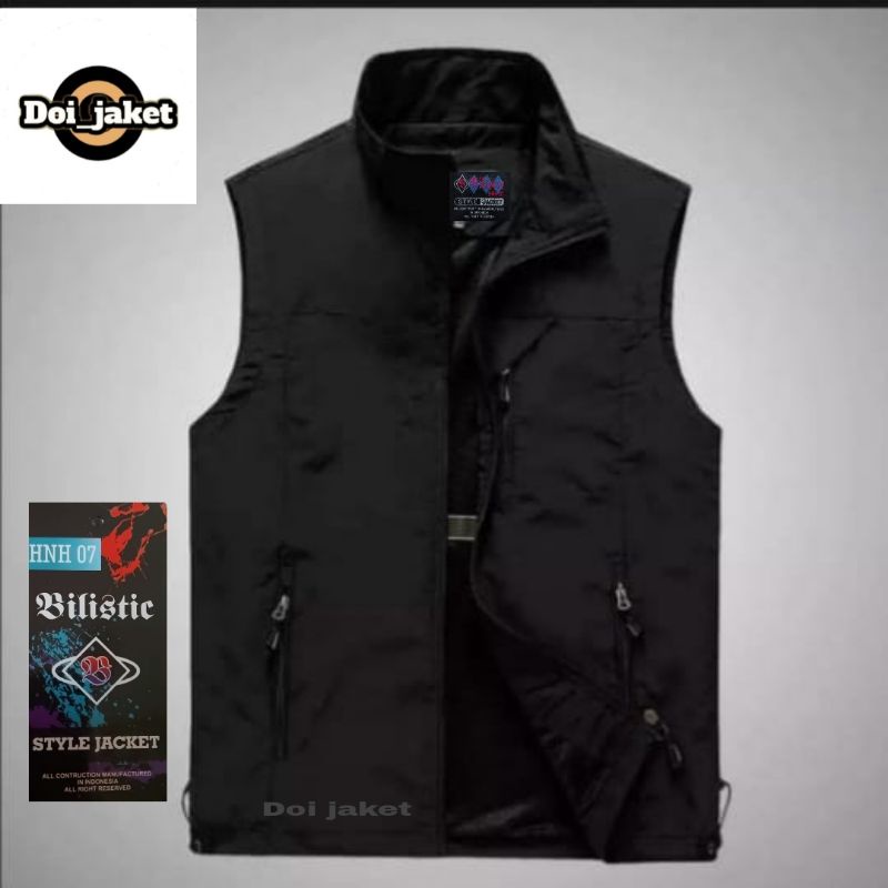 Rompi pria/Rompi bahan katun drill .bukan parasut/rompi outdoor/Rompi lapangan/Rompi tactikal/Rompi 