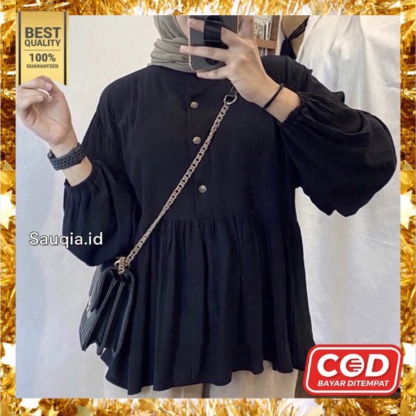 Baju Wanita Moscrepe Premium Import Terbaru Atasan Putih Wanita Terbaru Promo Termurah - Magnolia To