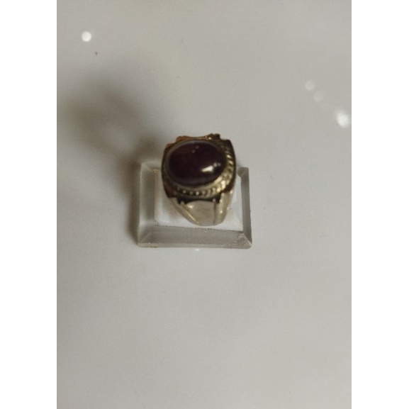 Cincin Batu akik ruby gondola (N)