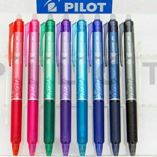 

➙is Ready Stock➙ { 1Pcs } Pulpen Frixion Clicker Pilot Warna Warni 0.5 & 0.7 BLRT-FR5/7 54 ✷