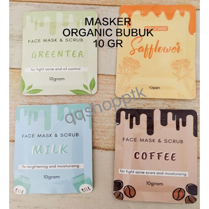 [BPOM] MASKER ORGANIK BUBUK PENYEMBUH JERAWAT