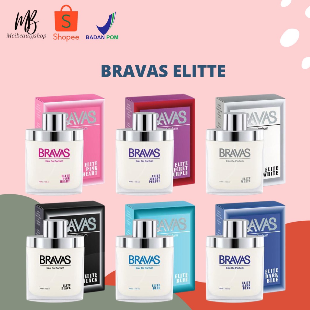 BRAVAS Parfum Pria ELITE 100 ML Eau De Parfum