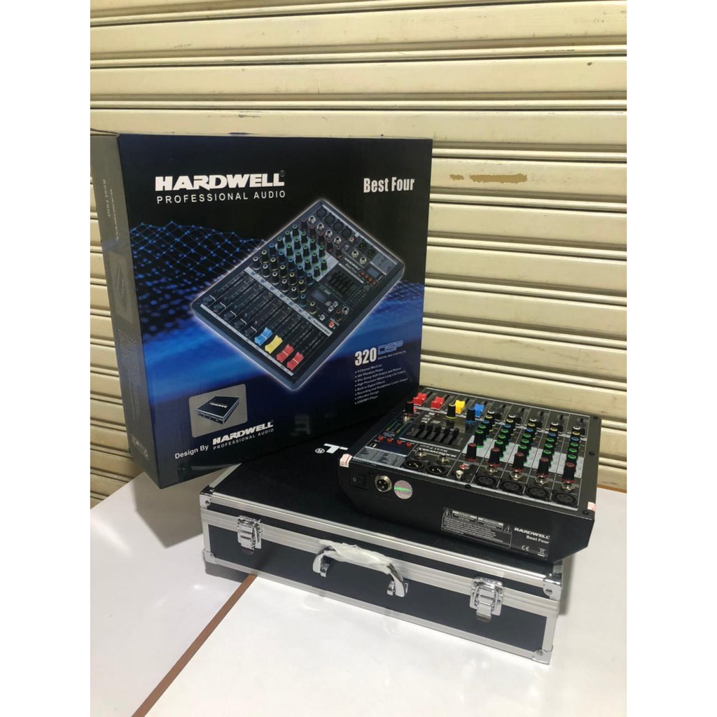 Mixer Hardwell Best Four Original 6 Channel Bluetooth Free Hardcase