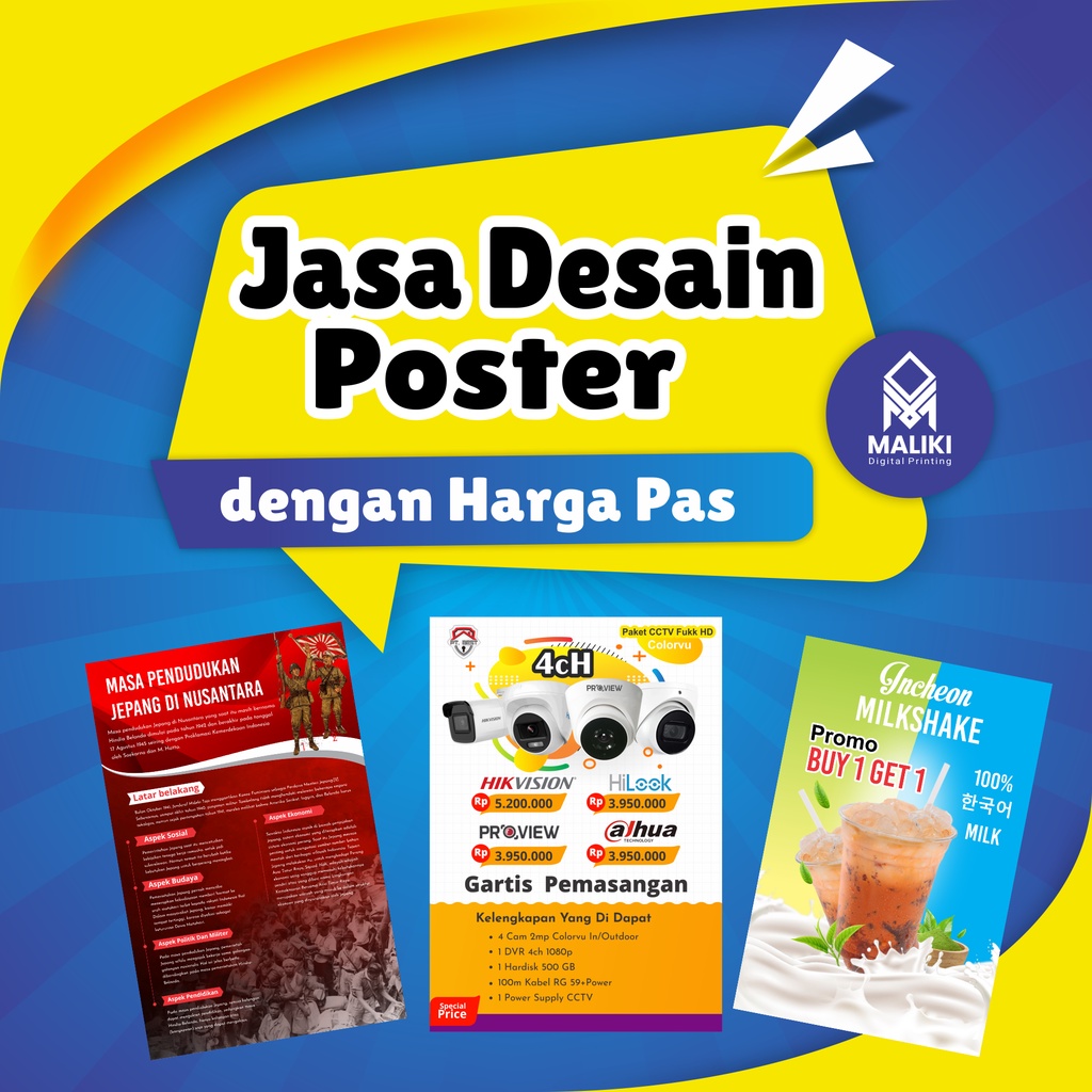 Jasa Desain Poster | Design Leaflet | Brosur