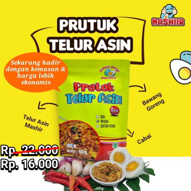 

Prutuk telur asin kemasan ekonomis