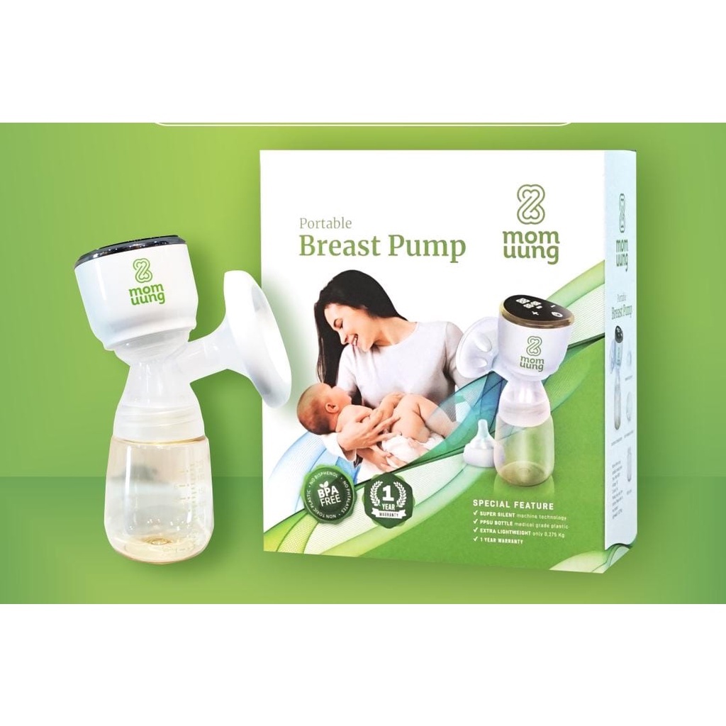 Portable Breast Pump Elektrik Mom Uung