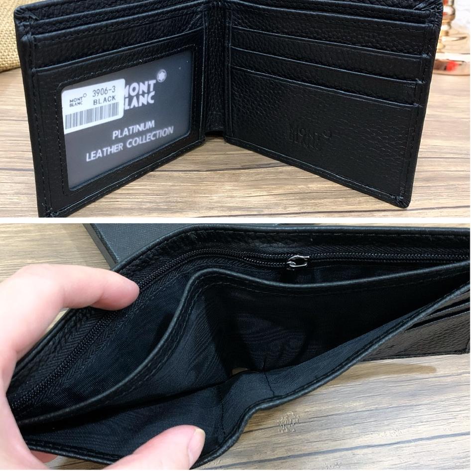 Keluaran Terbaru.. Dompet montblanc KULIT SAPI ASLI panjang pendek pria wanita couple