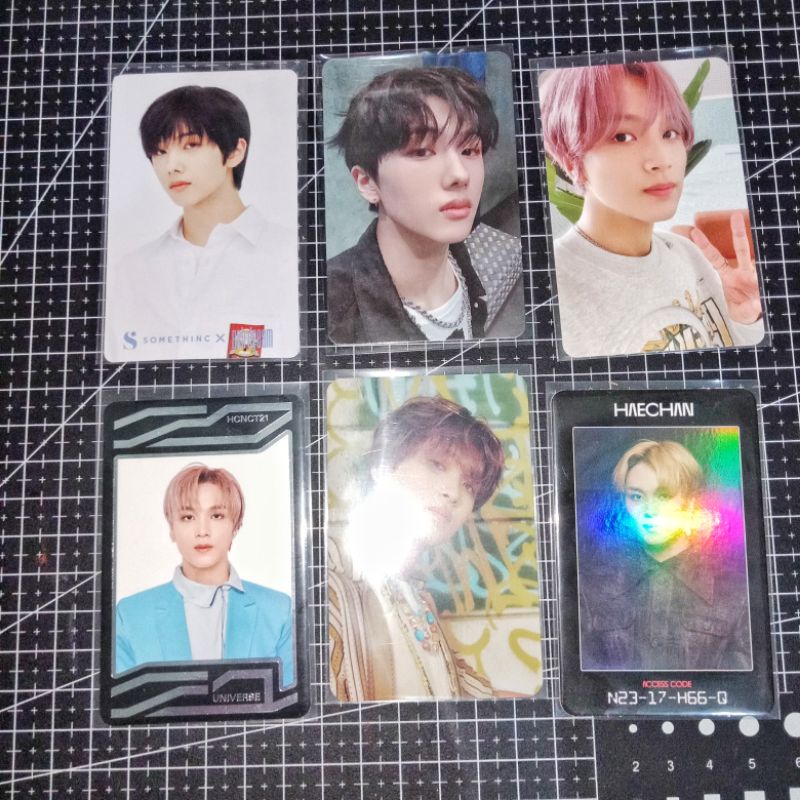 photocard official nct dream haechan jewel universe mini bag access card magnet stand (fullset) jisu