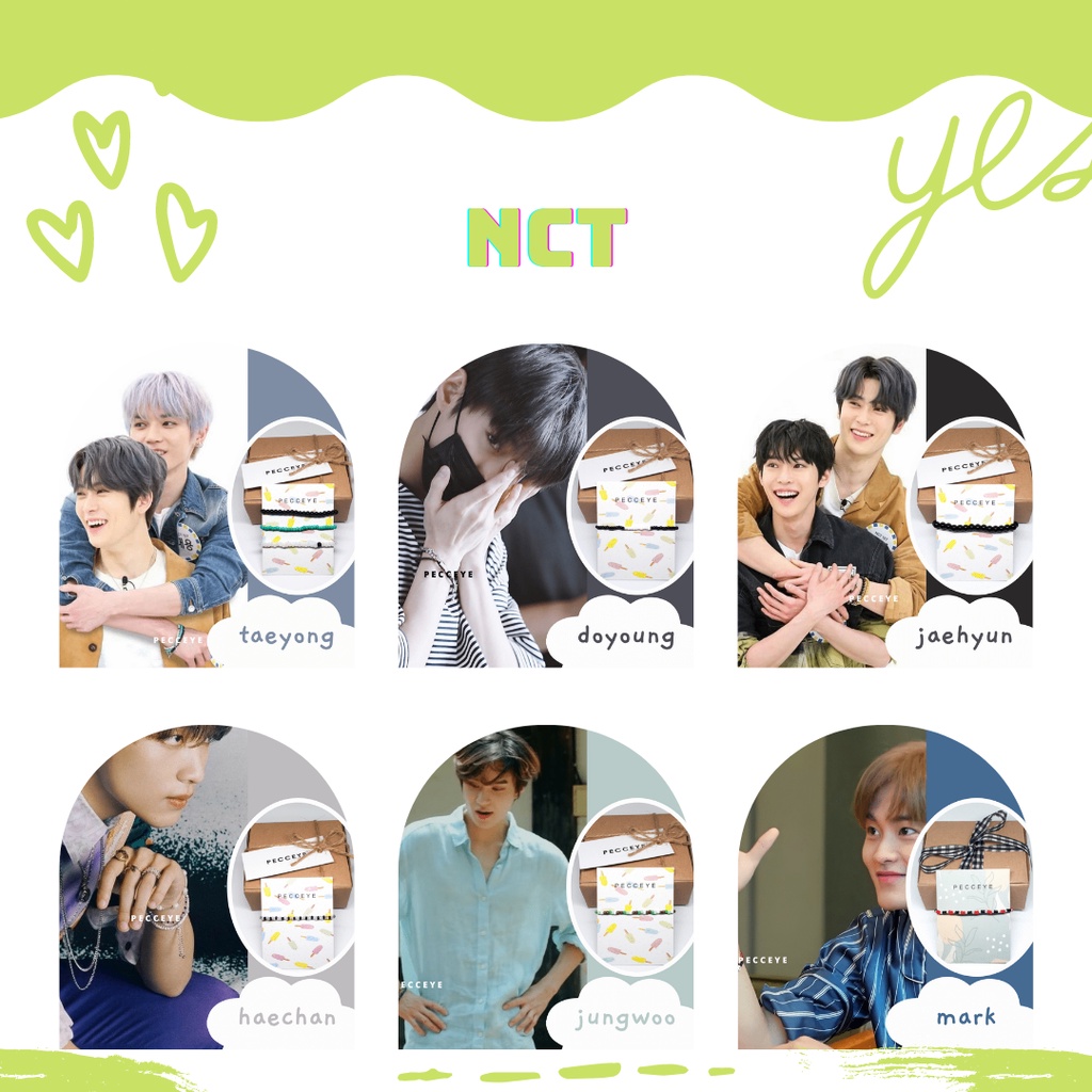 NCT BRACELET | GELANG KPOP TAEYONG DOYOUNG JAEHYUN HAECHAN JUNGWOO MARK RENJUN NCT