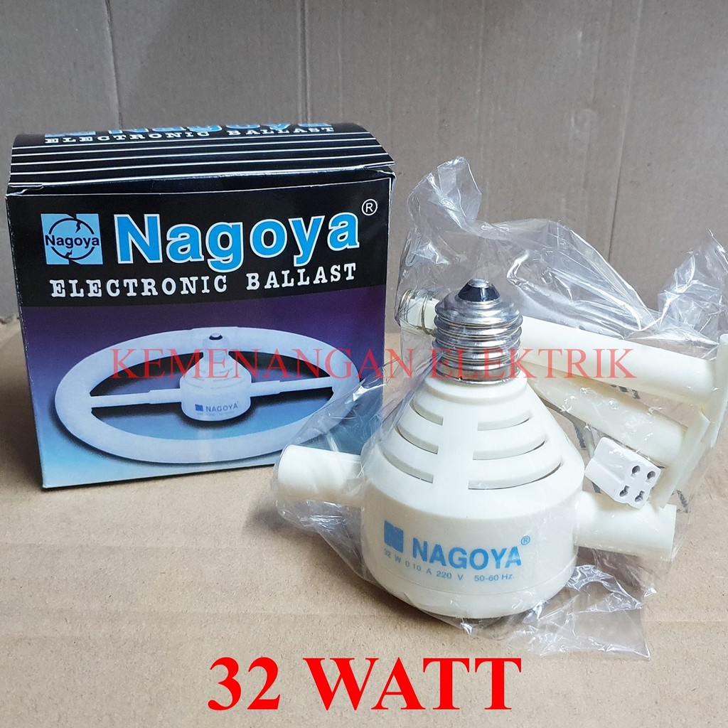 NAGOYA ELECTRONIC BALLAST CIRCULAR LAMP NEON RING 32W 32 WATT 220 VOLT