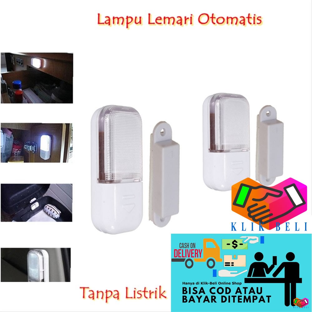 Lampu Lemari Otomatis Tempel Dinding YL-358 / Lampu Led Automatic Closet Light