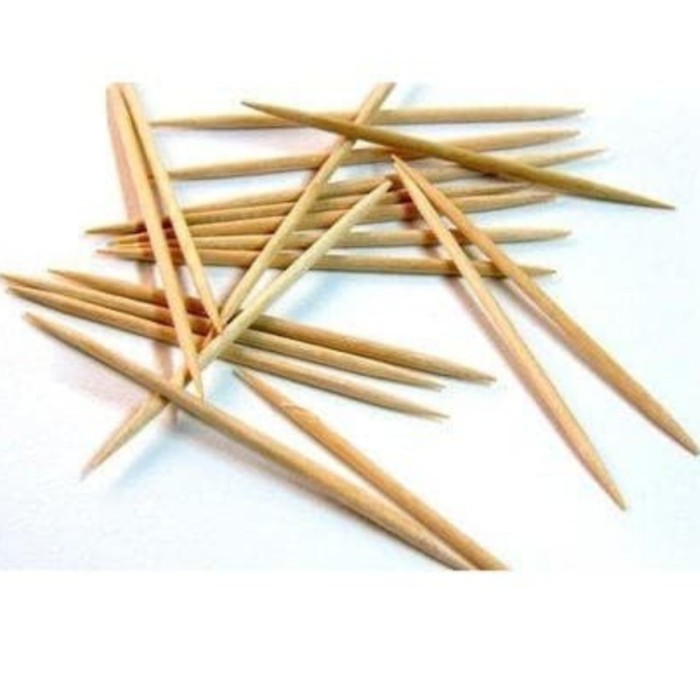 TUSUK GIGI REFILL Bahan Kayu Bambu Tooth Toothpick / Tusuk gigi