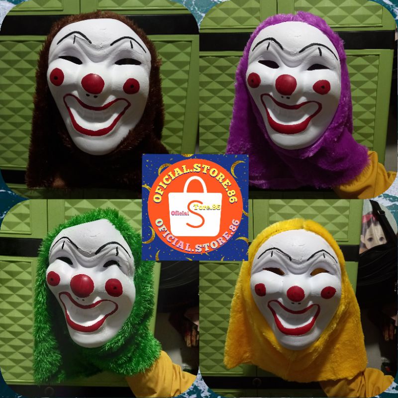 TOPENG BADUT LUCU TOPENG KARAKTER BADUT