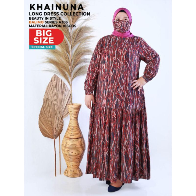 Gamis katun Jumbo Khainuna & Arieqah by Balimo