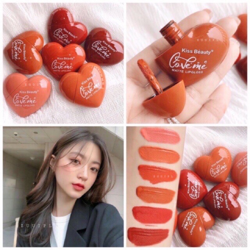 6 PCS KISS BEAUTY ORIGINAL THAILAND (Lipmatte/Lipcream)