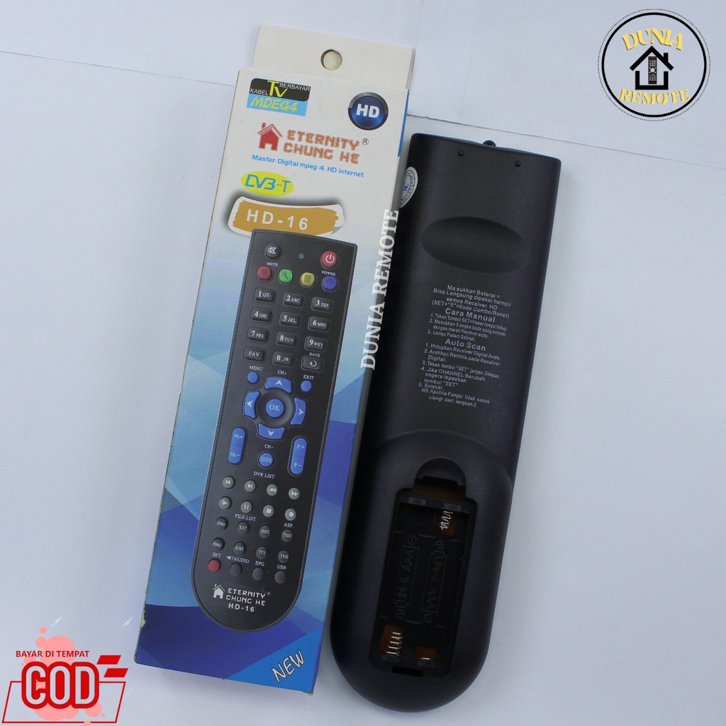 Remot / Remote Digital Receiver Parabola Multi HD MP4 Hd 16