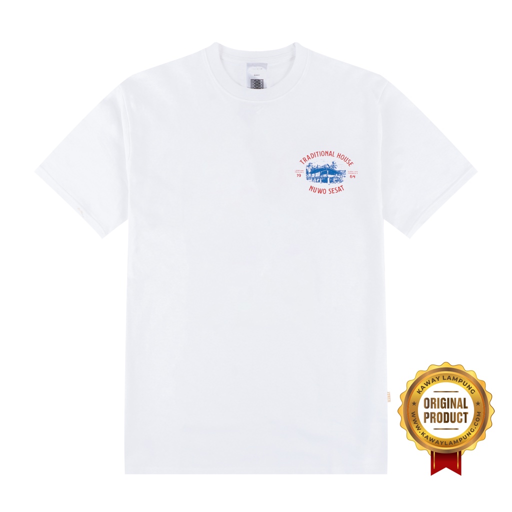 Kaway T-shirt Kaos VINTAGE NUWO WHITE