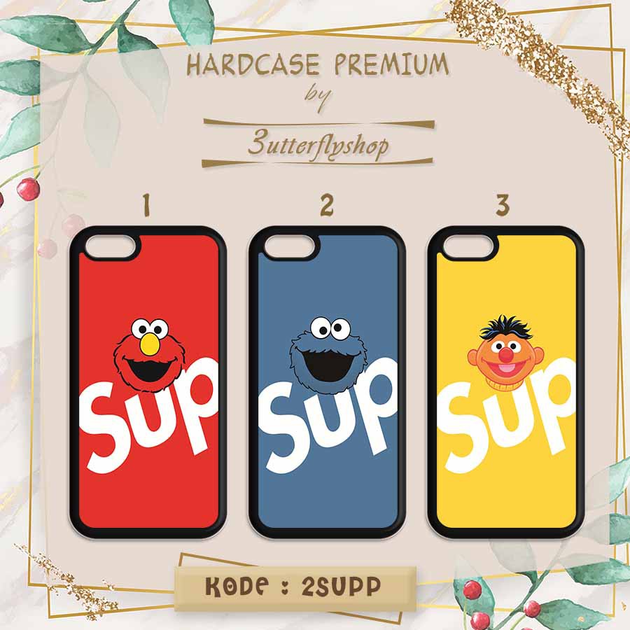 [HARDCASE] SEsame street supereme oppo vivo realme redmi samsung iphone xiaomi case