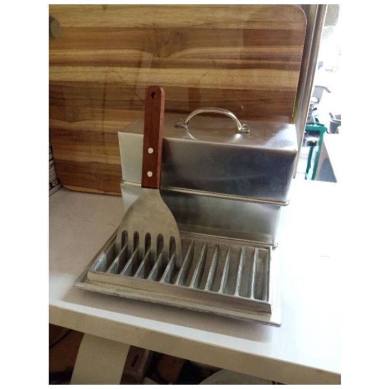 Cetakan pancong lumer/pancong balap cetakan kue pancong +Tutup+ garpu