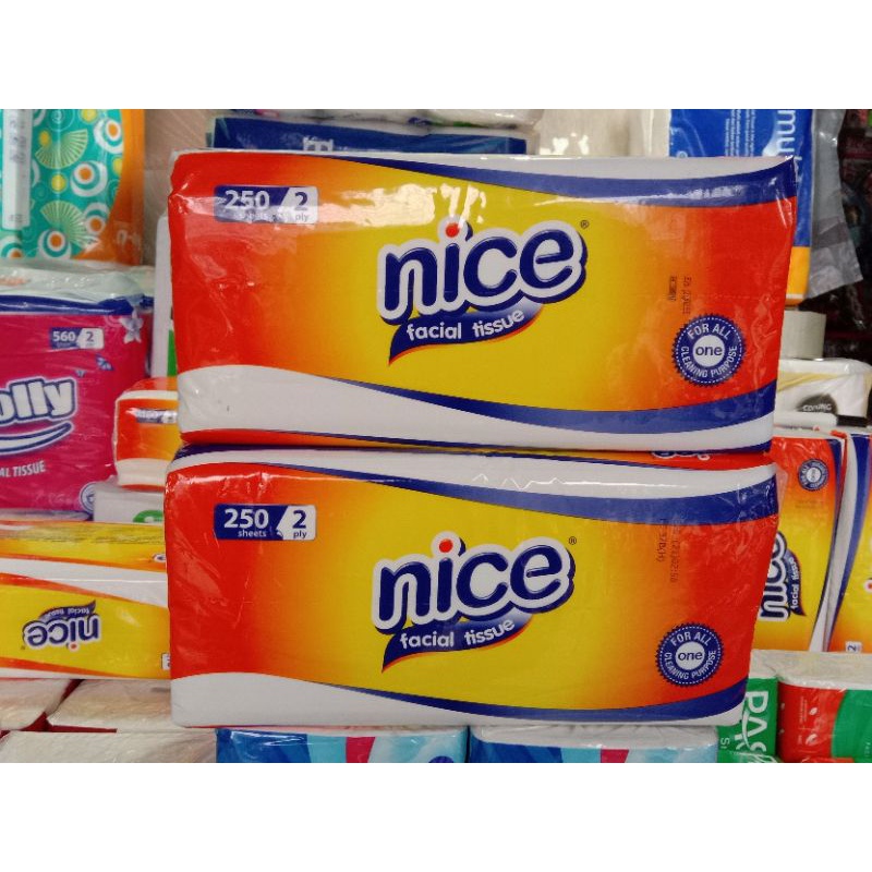 tisu nice 250 1/2 karton isi 18pcs