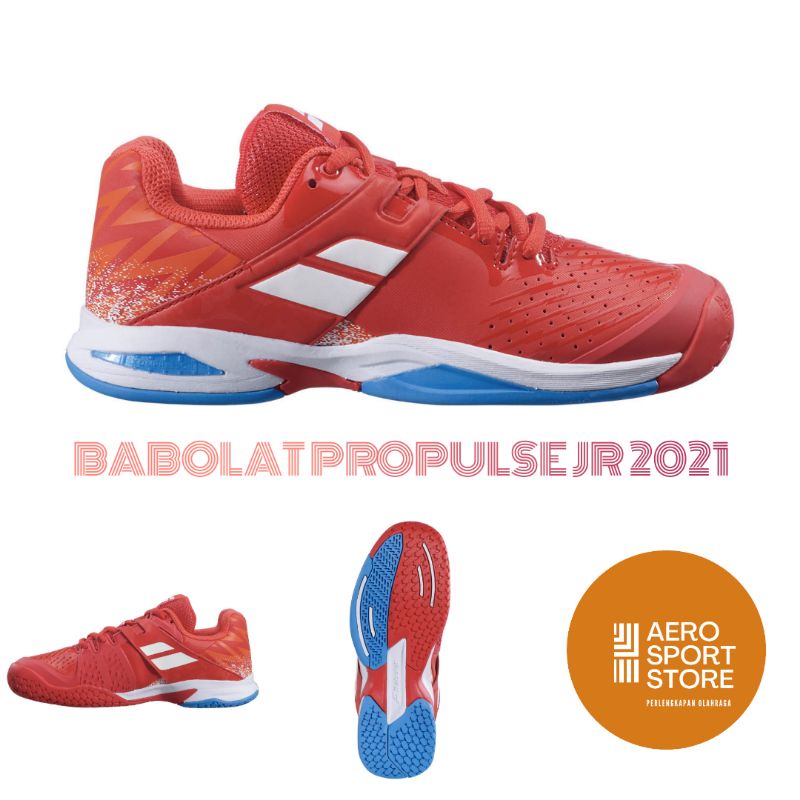[ SEPATU TENIS LAPANGAN ANAK BABOLAT PROPULSE ALL COURT JUNIOR 2021 ]