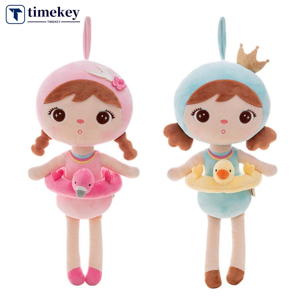 Timekey Metoo Jibao Mainan Boneka Plush Anak Perempuan Dengan Dress Untuk Hadiah Ulang Tahun H2U8