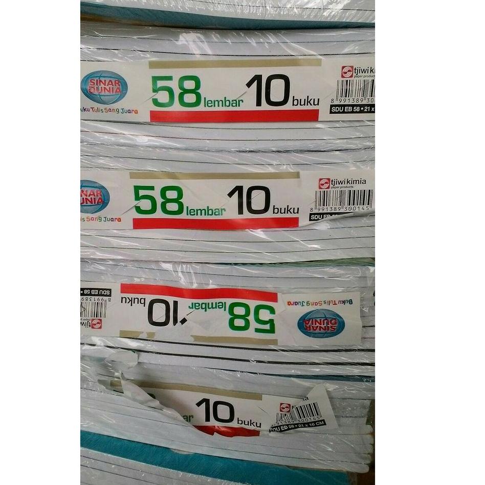 

Trendy Buku Tulis Bergaris SiDU isi 58 lembar ada 10 buku 愛