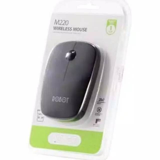 Mouse Robot Original Wireless mouse tipe M220 2.4G optical usb